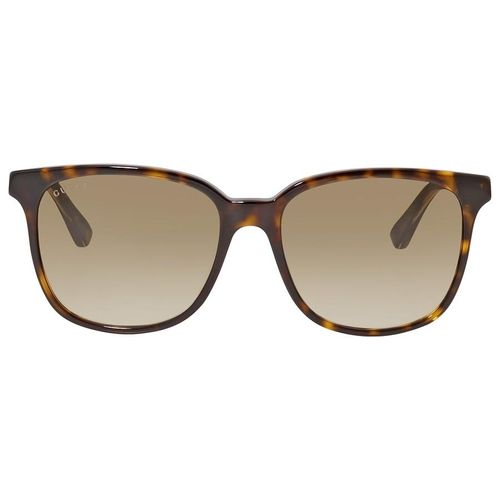 Kính Mát Gucci Brown Gradient Rectangular Ladies Sunglasses GG0376S 002 54-3